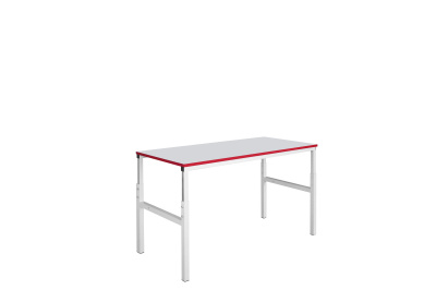 Стол базовый СПБ (СПБ-1200х500, Общепромышленное, Металл: RAL-9005 Черный, Кромка: Серый)