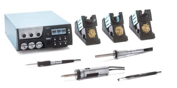 Паяльная станция Weller WXR 3032, 600Вт, три канала (WXR 3, WXDV 120, WXHAP 200, WXP 65, WVP)-1