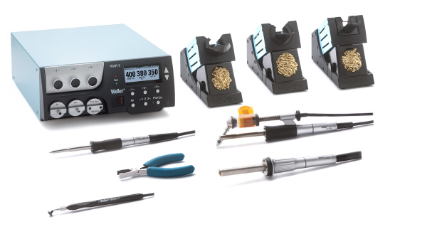 Паяльная станция Weller WXR 3031, 600Вт, три канала (WXR 3, WXDP 120, WXHAP 200, WXP 120, WVP)-1